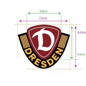 Football Crest Pin Badge with led light